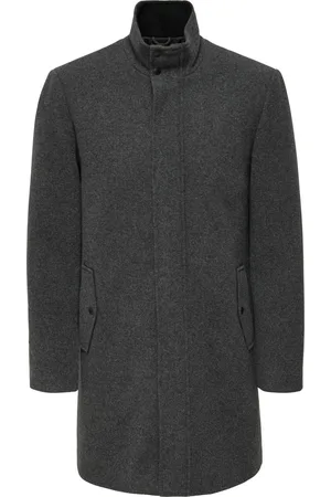 Only & Sons ONSDEVON HIGHNECK WOOL COAT OTW Heren Jas - Maat M