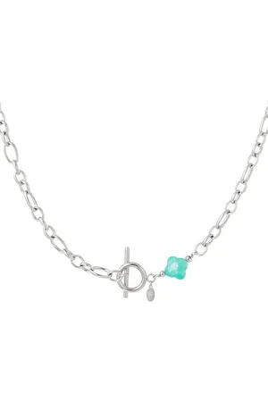 Yehwang Schakelketting met klaversteen
