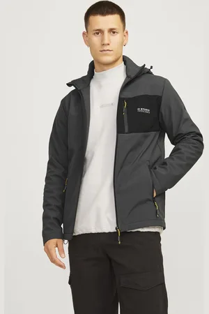 JACK & JONES Jas Jjtaylor Softshell Jacket 12259615 Asphalt Mannen Maat - XXL