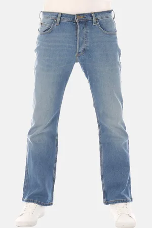 Lee Heren Jeans Broeken Denver bootcut Fit Blauw Volwassenen Denim Jeansbroek
