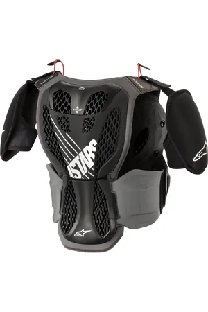 Alpinestars A-5s Body Protector Beschermer Jeugd Grijs Wit S/M