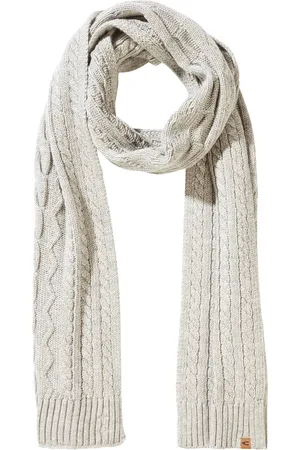 Camel Active Kabelgebreide sjaal van een hoogwaardige materiaalmix - Maat womenswear-OS