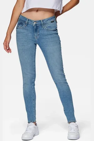 Mavi ADRIANA Jeans Mid-Rise Super Skinny oceaan glam