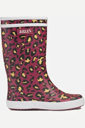 Aigle Lolly Pop Play2 | Leopard - Regenlaarzen - Maat 24