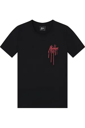 Malelions T-shirt Painter - Zwart / Rood