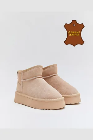 Buonarotti Dames Uggies - Pantoffels, Boots - - Leer - Maat 40