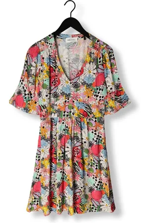 POM Amsterdam Dress Liv 7302 Jurken Dames - Kleedje - Rok - Jurk - - Maat 34
