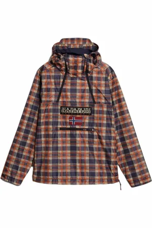 Napapijri Jas x Liberty Unisex Northfarer Check Blue Cab-XL