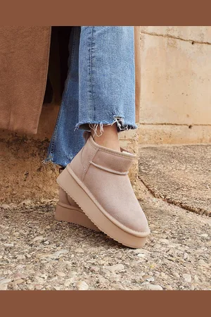 Buonarotti Dames Uggies - Pantoffels, Boots - - Leer - Maat 38