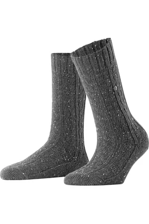 Burlington Tweed Tales Sokken Dames 27160 3975 carbon mel. 36-41