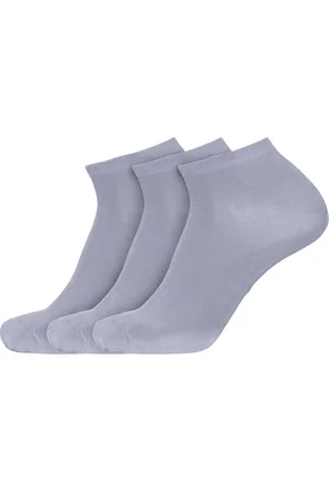 Bonnie Doon Bamboe Sneakersokken Heren Blauw/Grijs maat 40/46 - 3 paar - Licht, Ademend, Soepel - Zeer Comfortabel en Zacht - Korte sokken - Zakken niet af - Bamboo Viscose Rayon - Antibacteriële Werking - Milieubewust - - OL0420993.282