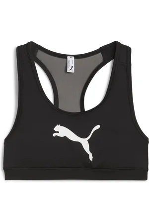 PUMA 4KEEPS BRA - P Dames sportbeha - Black-Big White Cat