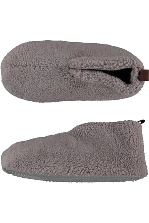 Apollo Slof dames teddy grijs 39/40 1 paar