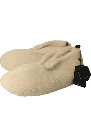 Apollo Slof dames teddy offwhite 39/40 1 paar