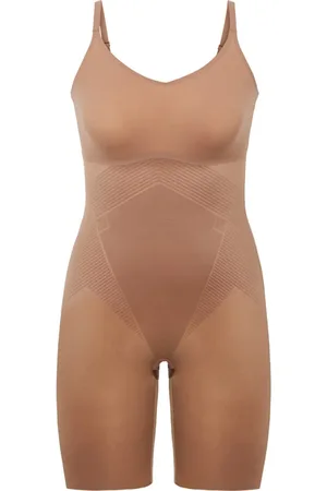 Spanx Thinstincts 2.0 - Closed-Bust Mid-Thigh Bodysuit