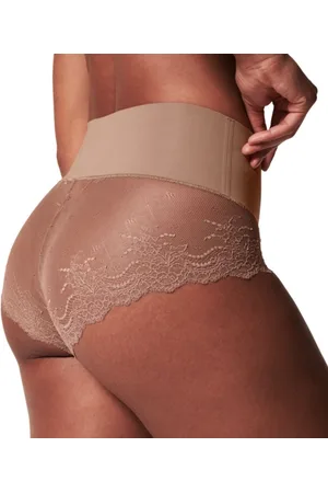 Spanx Undie-tectable - Lace Hi-Hipster - Kleur Licht Bruin - Maat L