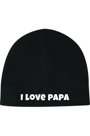 Babybugz I love papa Baby muts - 0-9 maanden - - 100% Biologisch katoen - Newborn - kraamcadeau - kraamcadeau - Winter - baby cadeau - Mama - Papa
