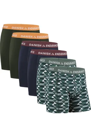 DANISH ENDURANCE Katoenen Boxershorts- Onderbroeken voor Heren- 6 pack - Maat 2XL