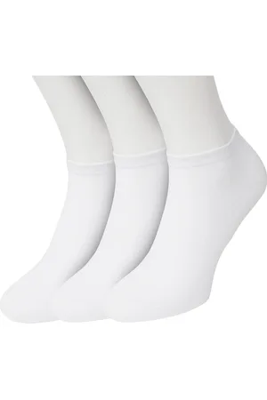 Bonnie Doon Sneakersokken Heren Wit maat 40/46 - 3 paar - Basis Korte Sokken - Gladde Naden - Enkel Sokken - Uitstekend Draagcomfort - Enkelsokken - Sneaker Sokken - 3-pack - Multipack - Effen - - OL8120013.103