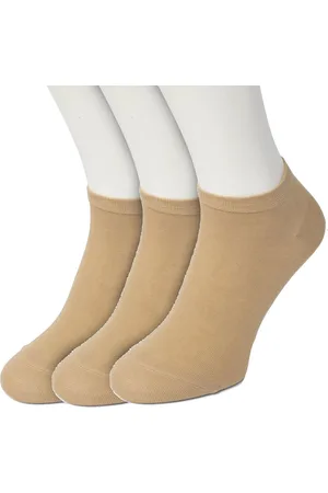 Bonnie Doon Sneakersokken Heren Beige/Zand maat 40/46 - 3 paar - Basis Korte Sokken - Gladde Naden - Enkel Sokken - Uitstekend Draagcomfort - Enkelsokken - Sneaker Sokken - 3-pack - Multipack - Effen - Beige - Licht Bruin - - OL8120013.342