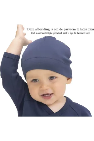 Babybugz I love papa baby muts - 0-9 maanden - Babyblauw - Newborn - kraamcadeau - kraamcadeau jongen - Winter - baby cadeau jongen - Papa