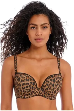 Freya Wild Side Plunge BH - Leopard Print