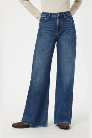 Mavi Florida Wide Leg Jeans in Midnight Classic Blue