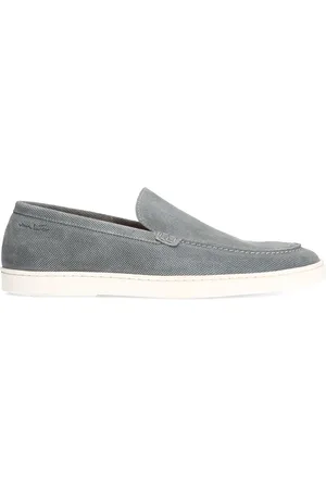 Van Lier Heren - /blauwe suède loafers - Maat 41