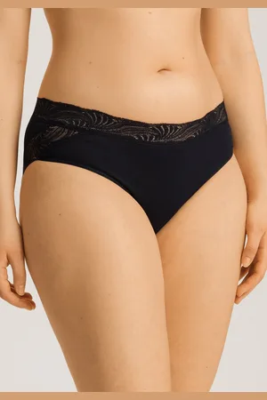 Hanro Cotton Delight Midi Briefs black - maat L
