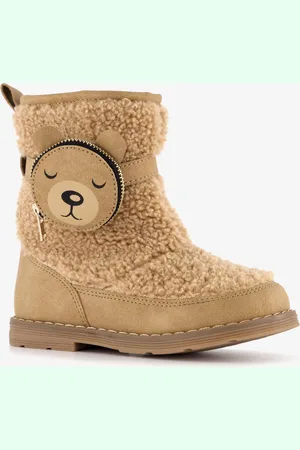 Blue Box Gevoerde teddy enkellaarsjes - Maat 24 - Uitneembare zool