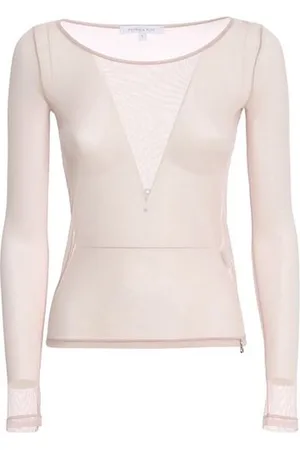 Patrizia Pepe • doorschijnend shirt in • maat 34 (0)