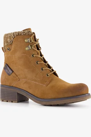 Blue Box Veterboots met gebreid detail - Maat 37