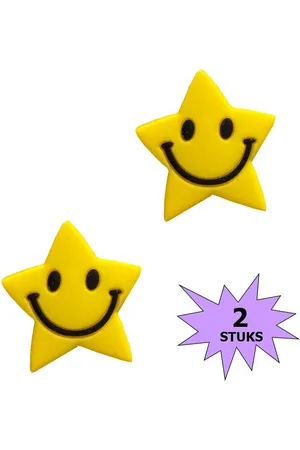 Fako Bijoux® Tennisdemper - Ster Smile - - 2 Stuks