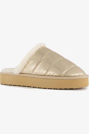 Thu!s Gouden pantoffels - Maat 38 - Sloffen