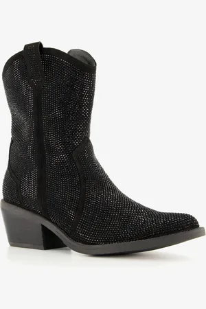 Blue Box Cowboy western laarzen met strass steentjes - - Maat 38