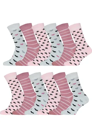 Gianvaglia Dames Sokken - 12 Paar - - Mix Kleur - Maat 39-42 - Sokken Dames
