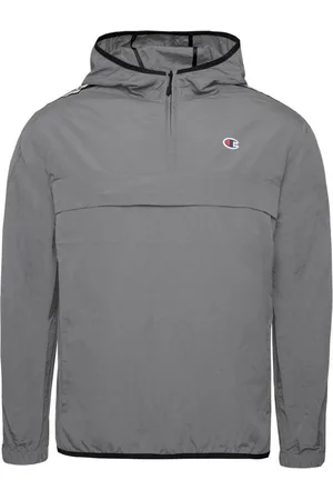 Champion HOODED JACKET - Windjack - gull