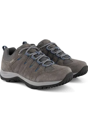 Travelin Nyborg - Dames wandelschoenen - Waterdicht en ademend - Grijs Leer