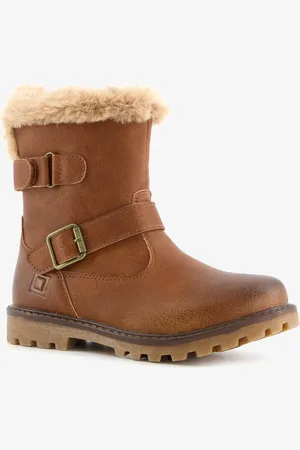 Blue Box Gevoerde meisjes biker boots - Maat 27