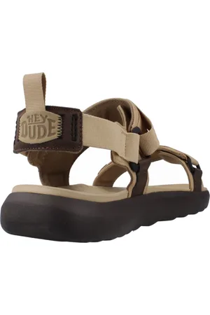 Hey dude Carson Sport Mode Heren Sandalen Tan/White - Maat 44