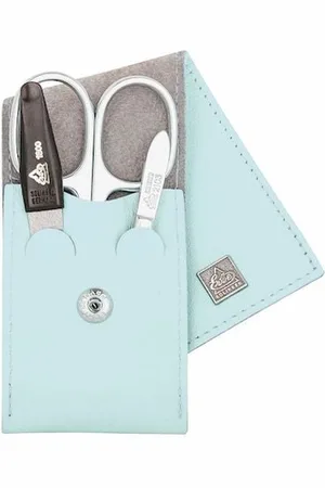 Erbe Solingen 3-delige Manicure Etui met Drukknoop sluiting Zacht (ERBE9670)