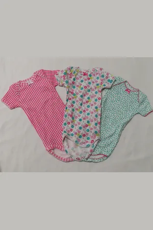 Petit Bateau 3 Pack - - Body - Rompertje - Meisje - 6maand 67