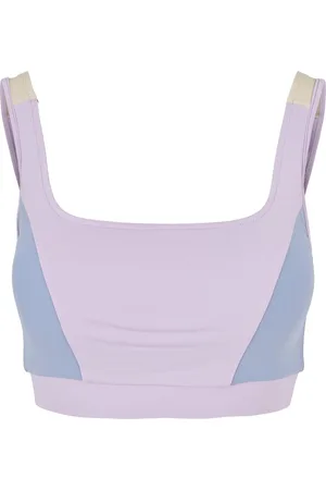 Urban classics Color Block lilac/violablue/softseagrass SportBH - XL