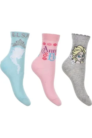Disney Sokken Elsa en Anna - 3 paar - maat 31/34