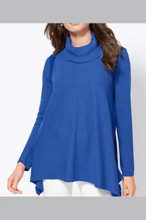 Merkloos Pullover Kaschmir - Zachte Dames Trui van Duitse Modehuis Création L, , Maat 36