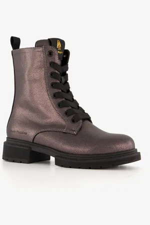 Hush Puppies Dames metallic veterboots - Maat 36 - Uitneembare zool