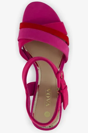 Nova Dames sandalen met hak rood - Maat 40