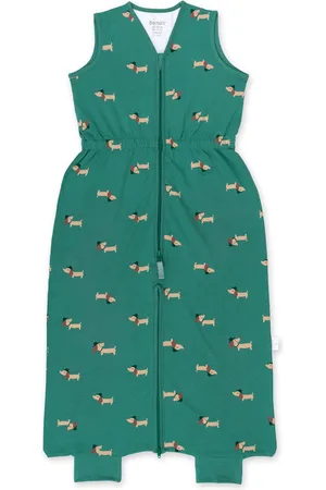 Bemini Babyslaapzak - MAGIC BAG 24-36m - TOG 0.5 - Jersey - Print wouff Spinach