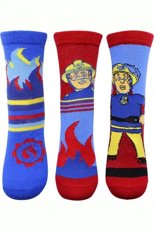 Brandweerman Sam SOKKEN - MAAT 27/30 - 3 PAAR SOKKEN - FIREMAN SAM