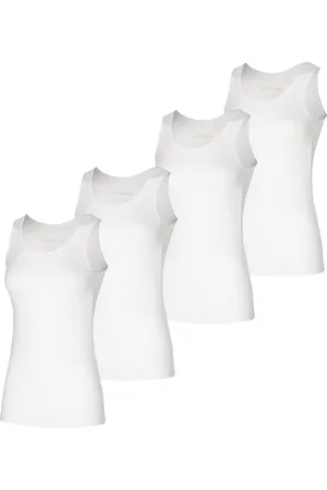 Apollo Singlet Dames Bamboo - onderhemd dames - 4 stuks -Maat XL